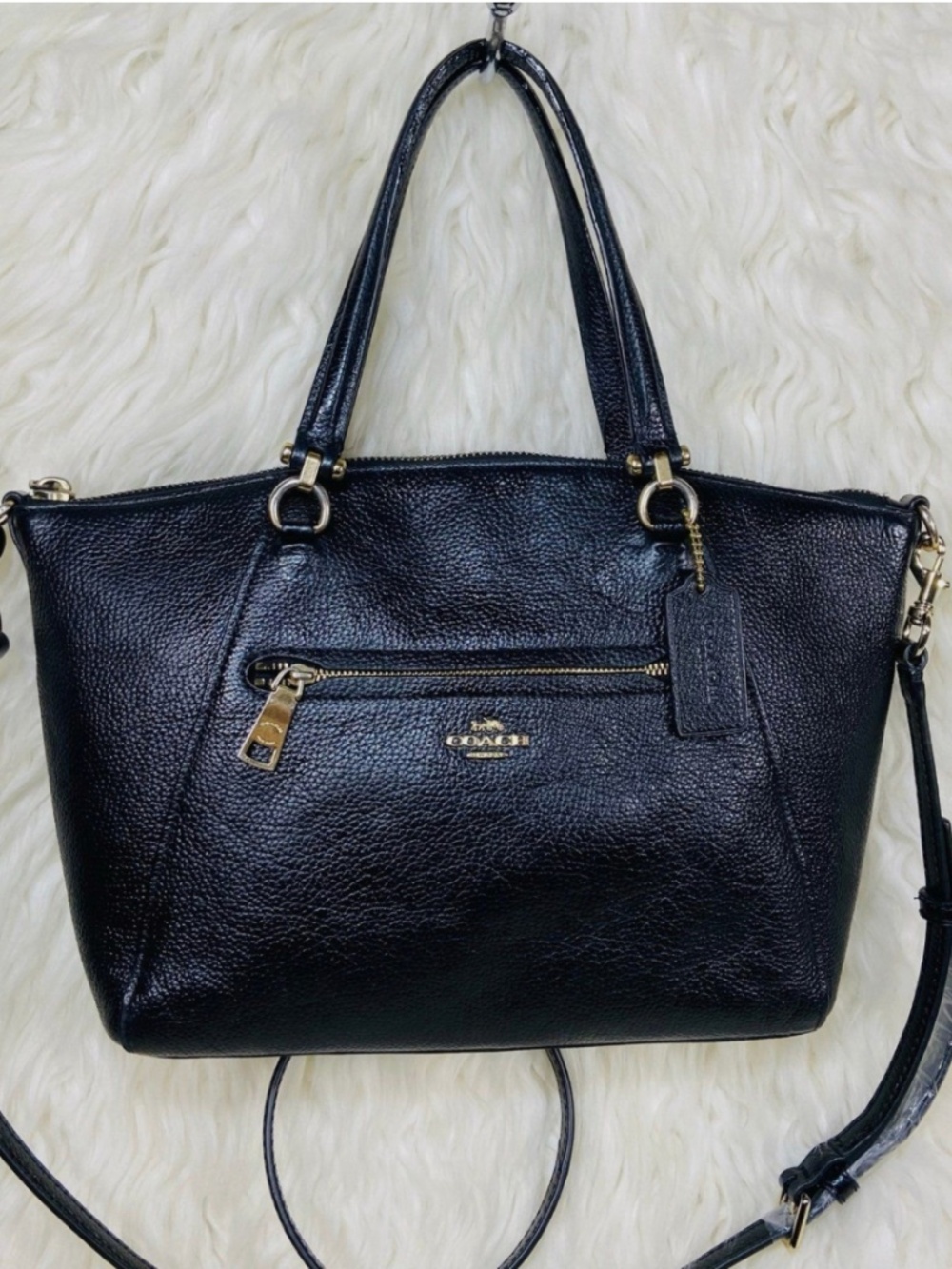 Rare Original Coach Satchel, Coach Bag, Coach Crossbody Satchel/Bag Black / Gold